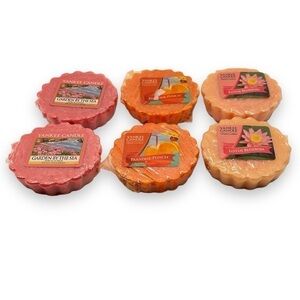 Yankee Candle Garden By The Sea, Paradise Punch, Lotus Blossom Retired Wax Melts